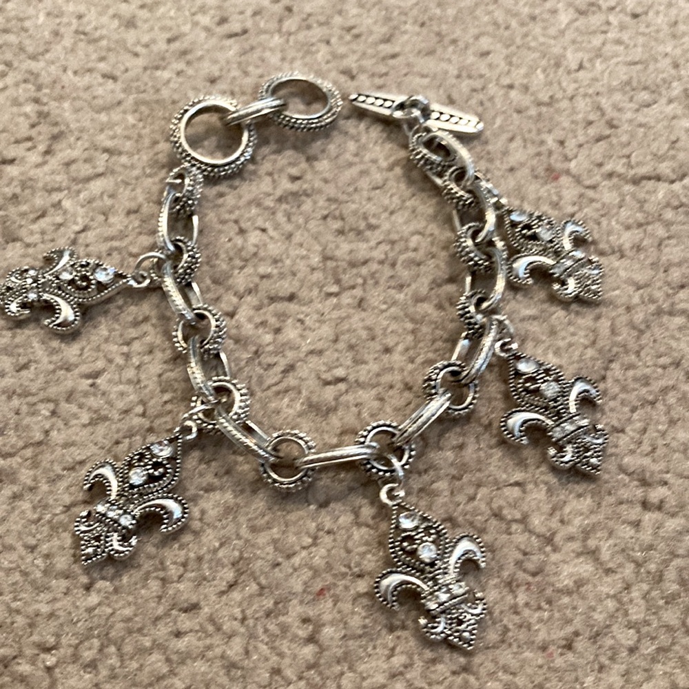 Fleur de lis Charm Bracelet